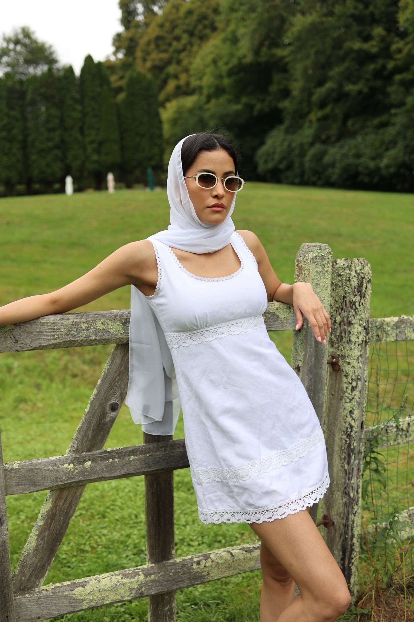 Bardot Dress White