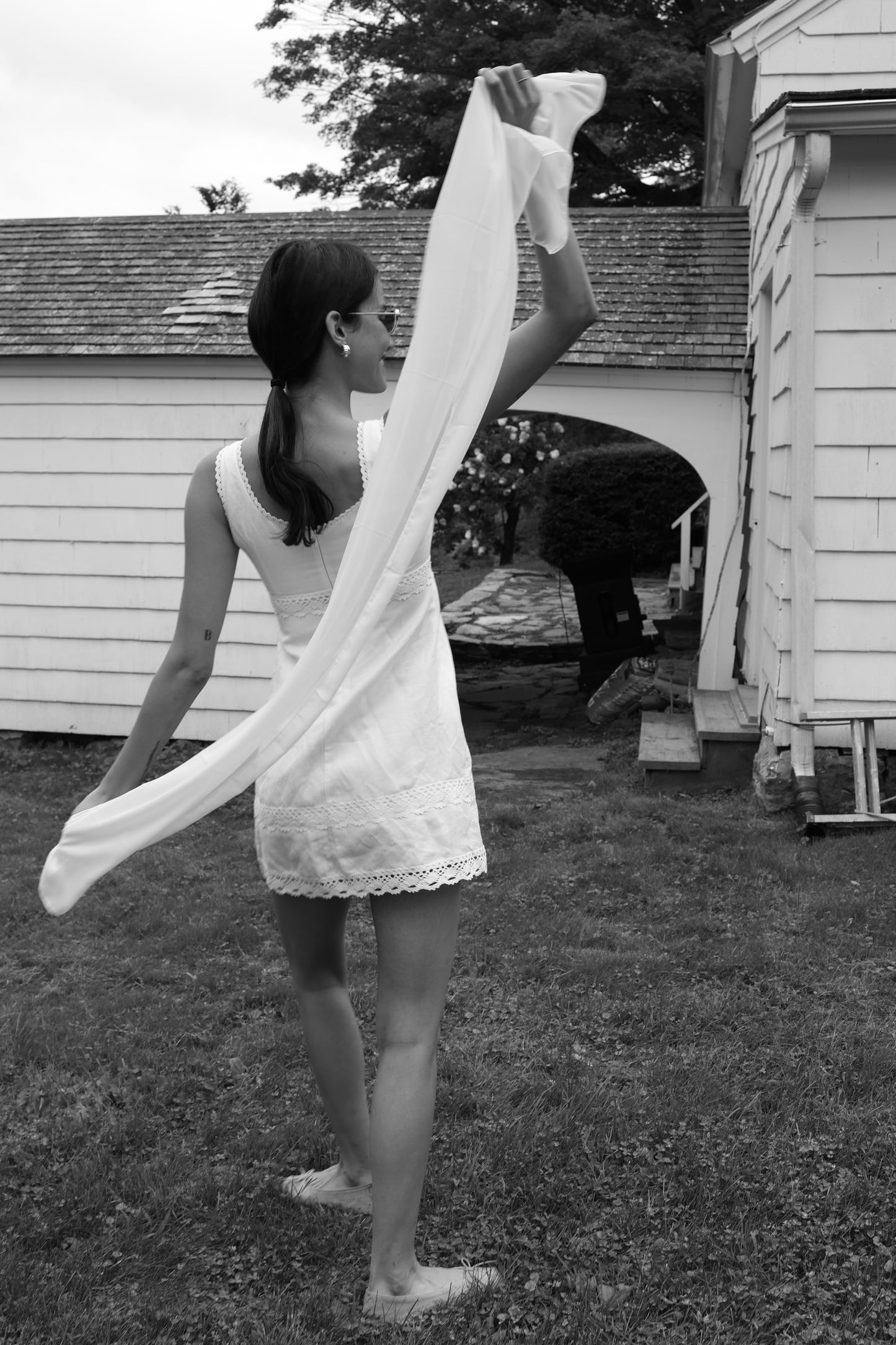 Bardot Dress White