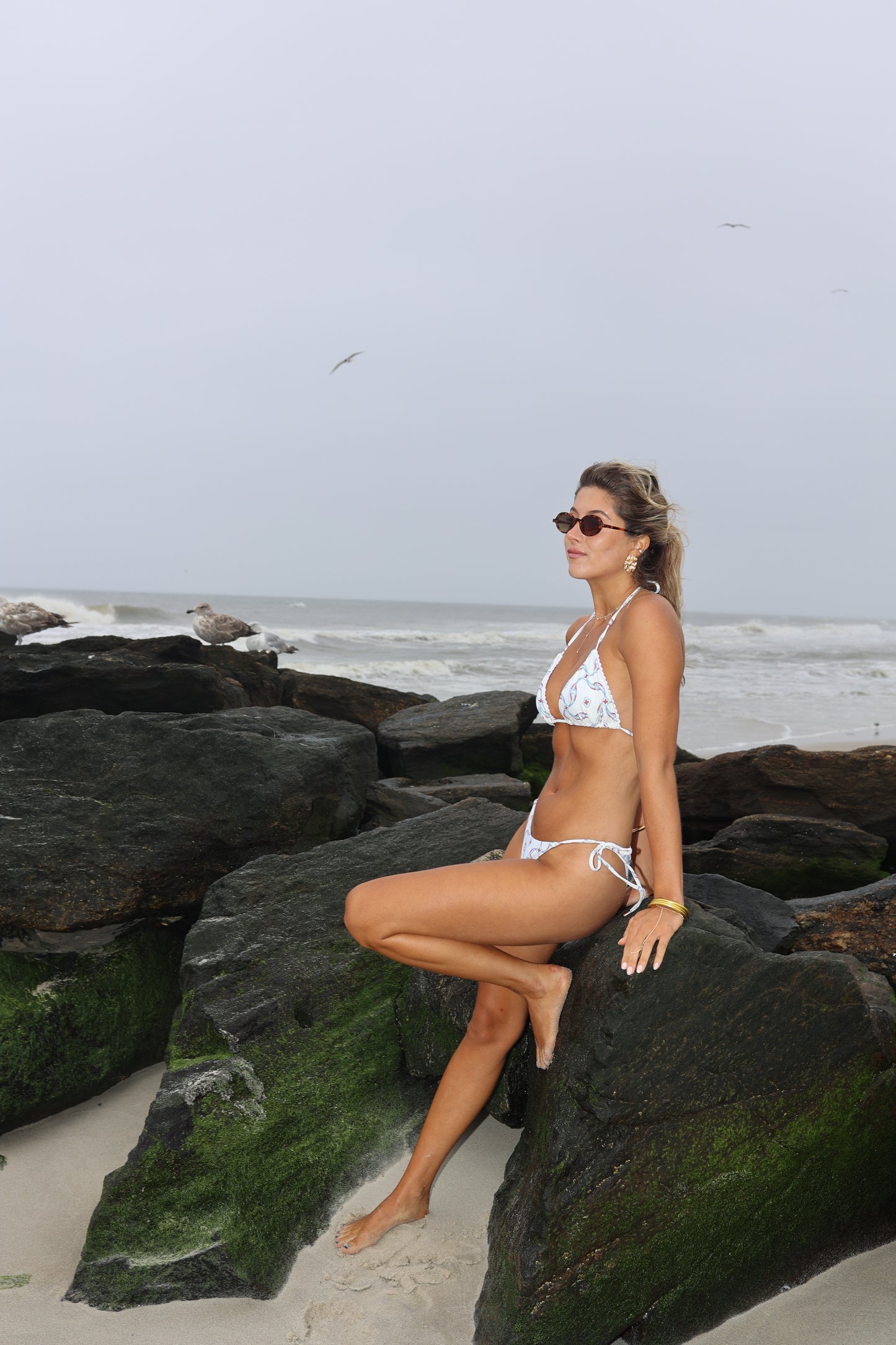 Jules Top in Tile Print