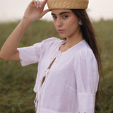 Scalloped Top White - Sister NY