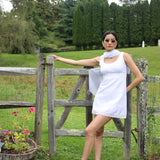 Bardot Dress White - Sister NY