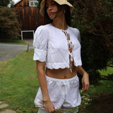 Scalloped Top White - Sister NY