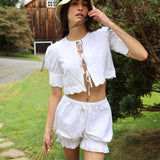 Scalloped Top White - Sister NY