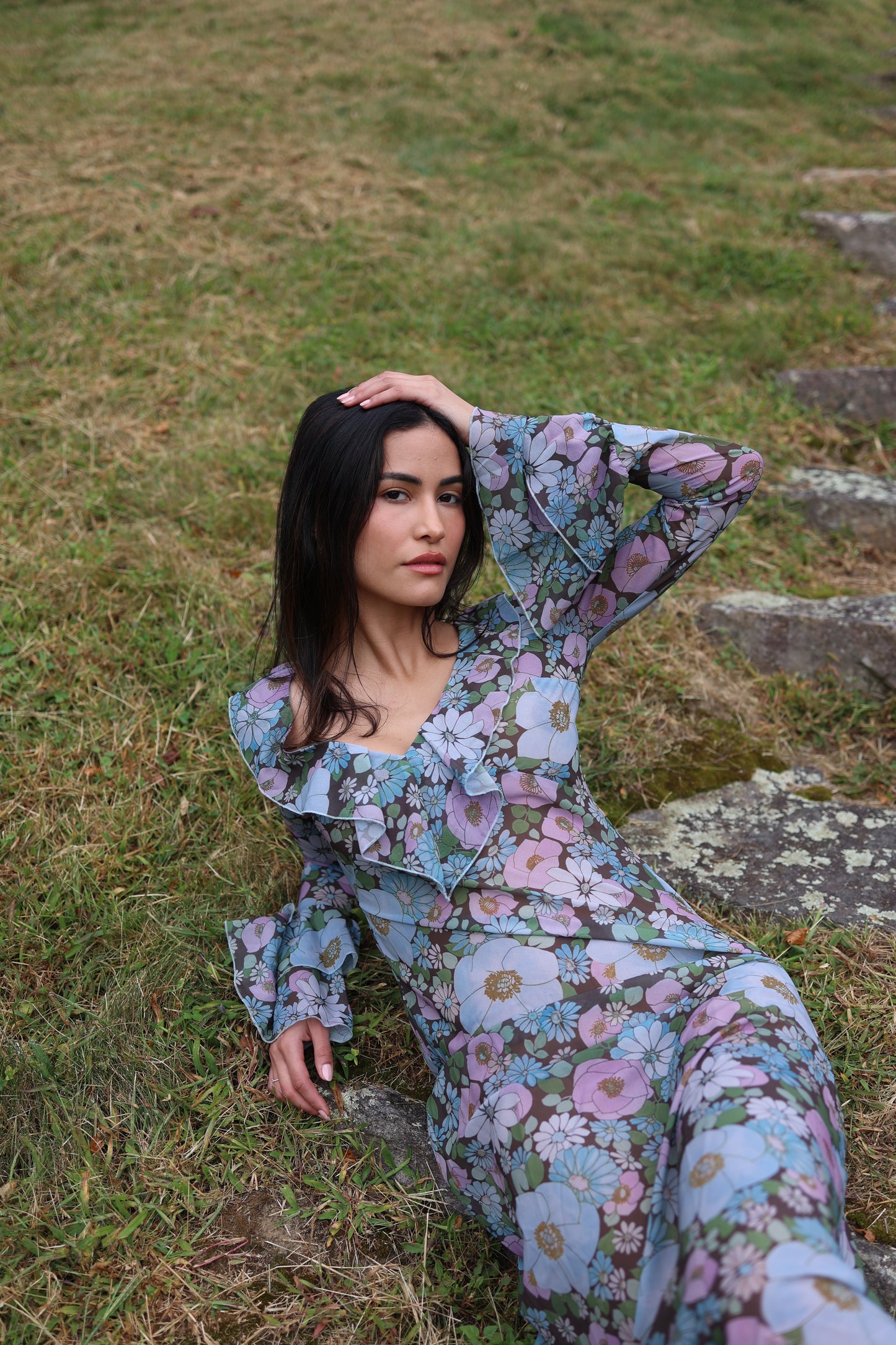 Shellona Dress Vintage Floral