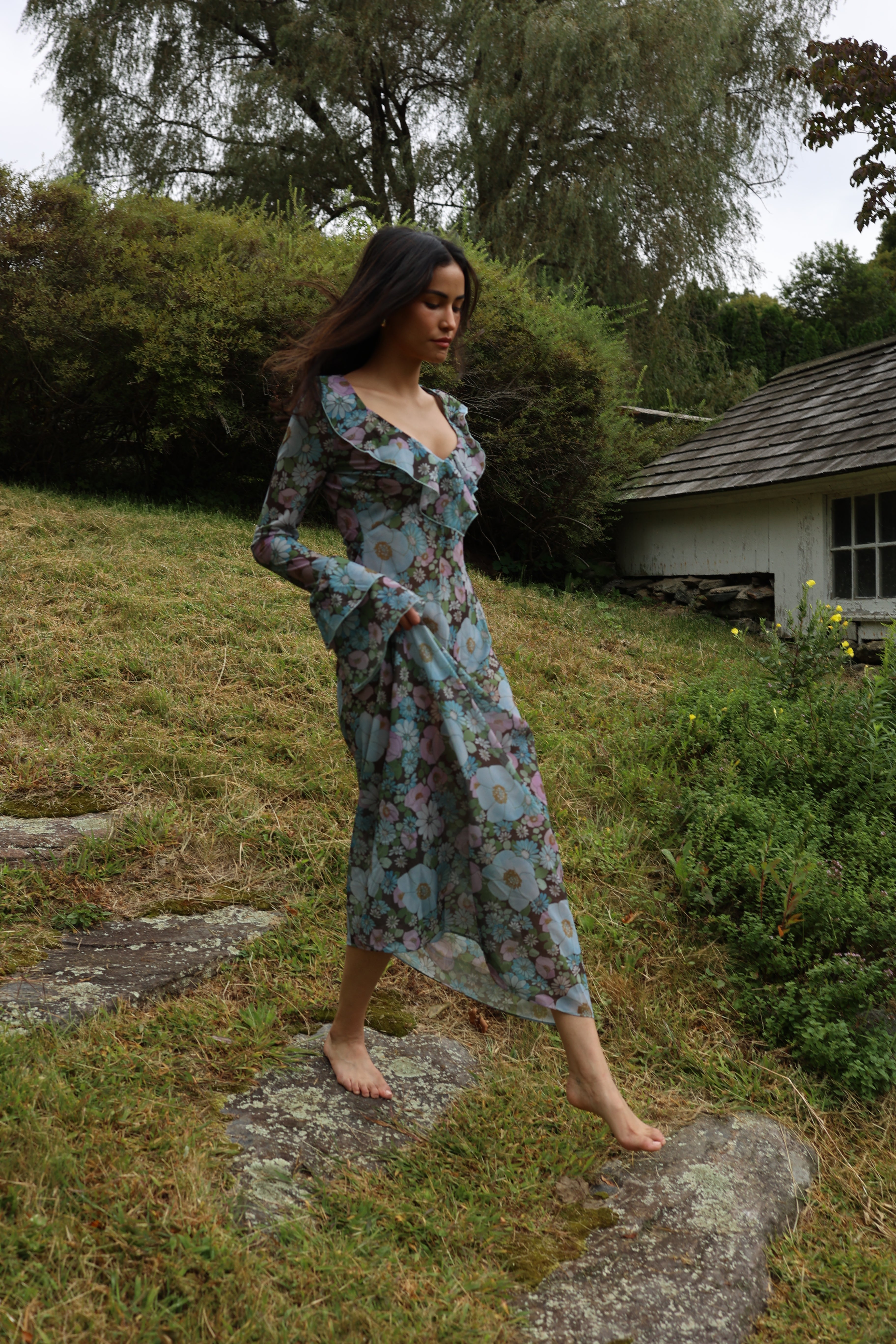 Shellona Dress Vintage Floral - Sister Swim