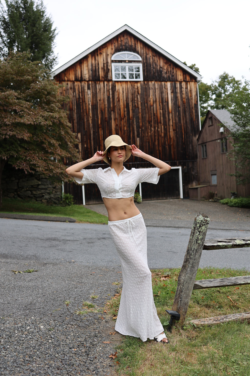 Savanna Skirt White Eyelet - Sister Swim