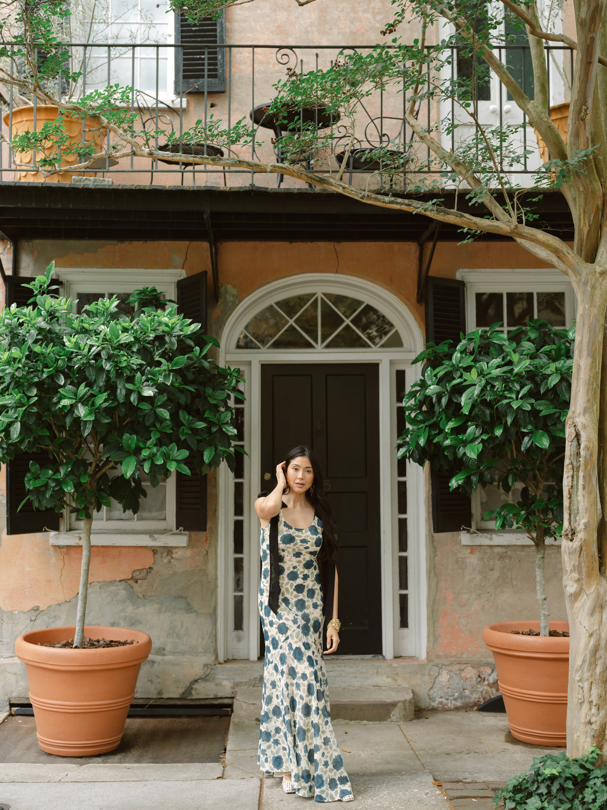 Sydney Dress Midnight Bouquet - Sister NY