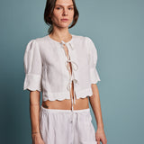 Scalloped Top White - Sister NY