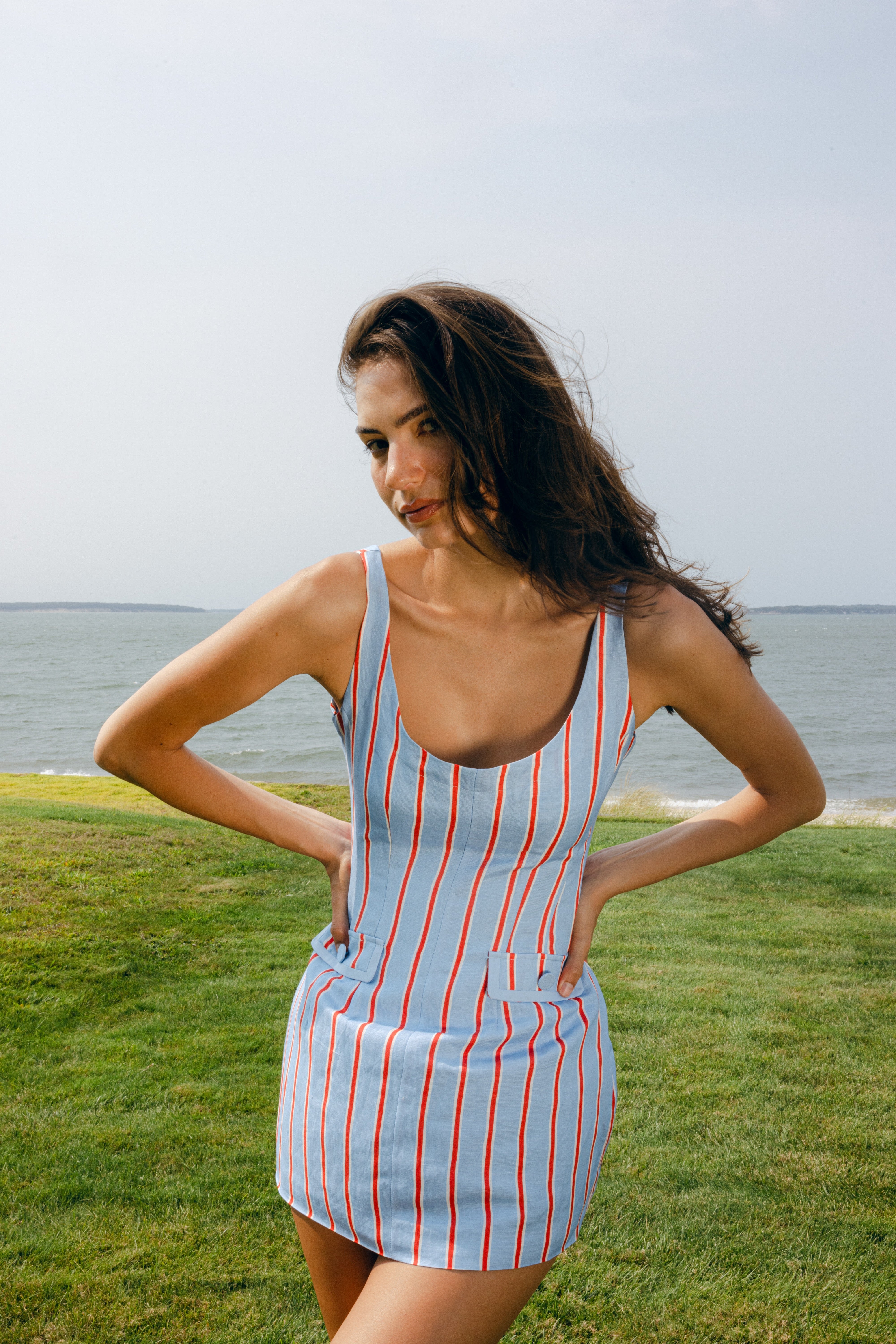 Vivian Dress Harbor Strip – SISTER NY