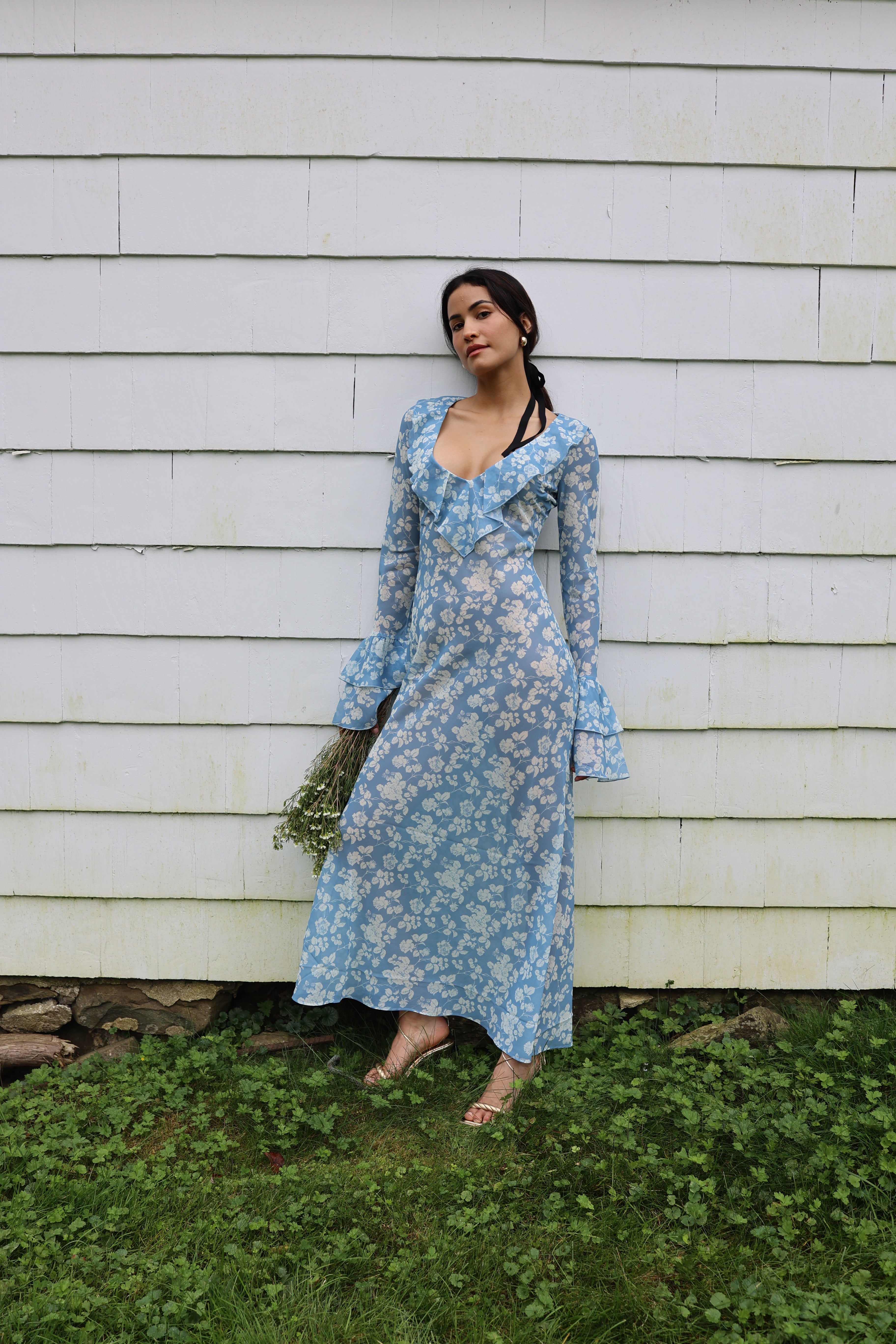 Shellona Dress Blue Floral Sister New York Shellona Dress Blue Floral Sister New York