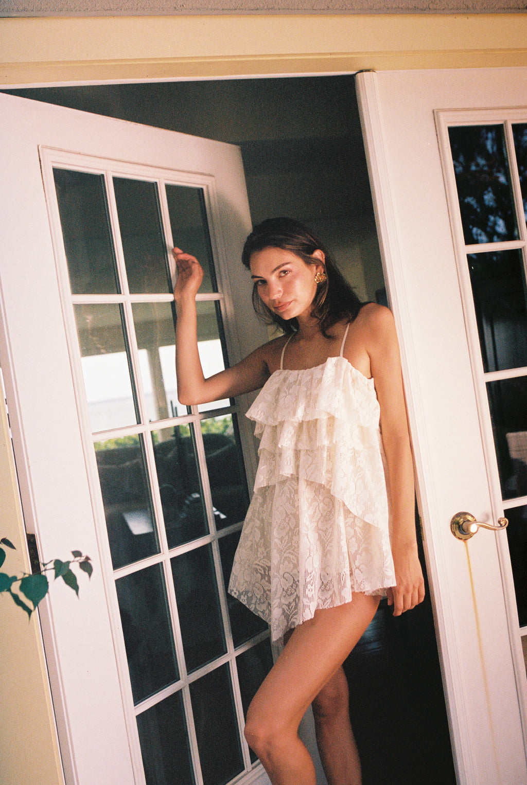 Tropez Dress White Lace - Sister Swim