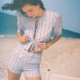 Scalloped Top Harbor Stripe - Sister NY