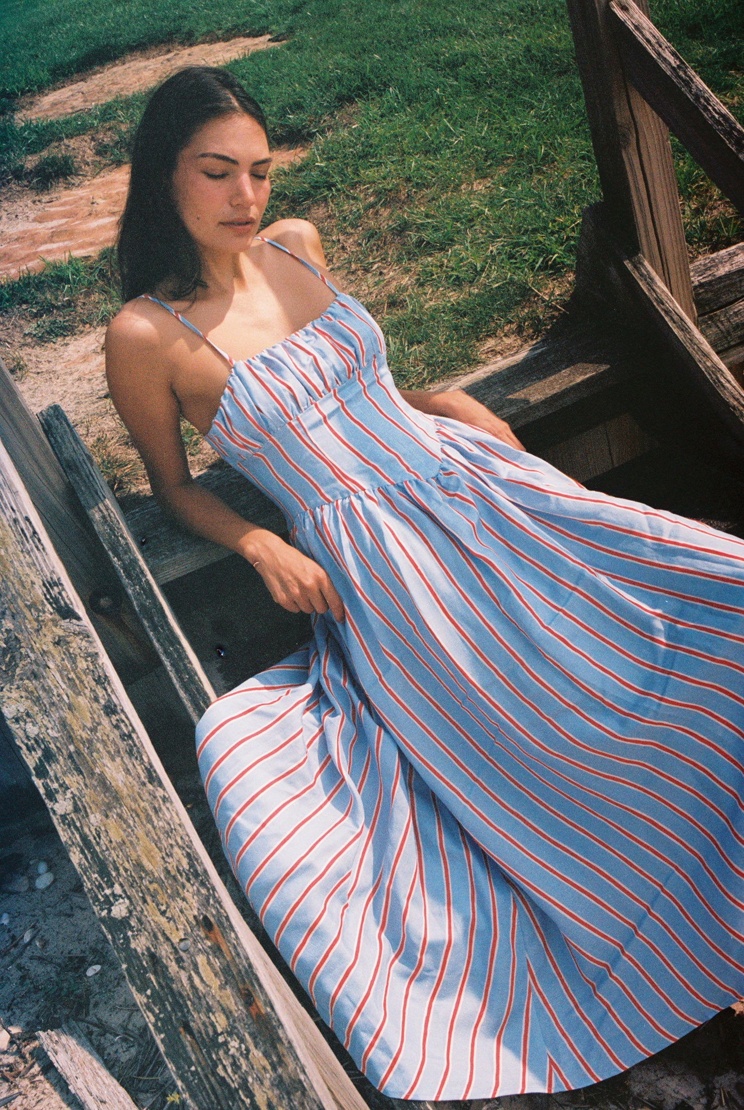 Milo Dress Harbor Stripe - Sister Swim
