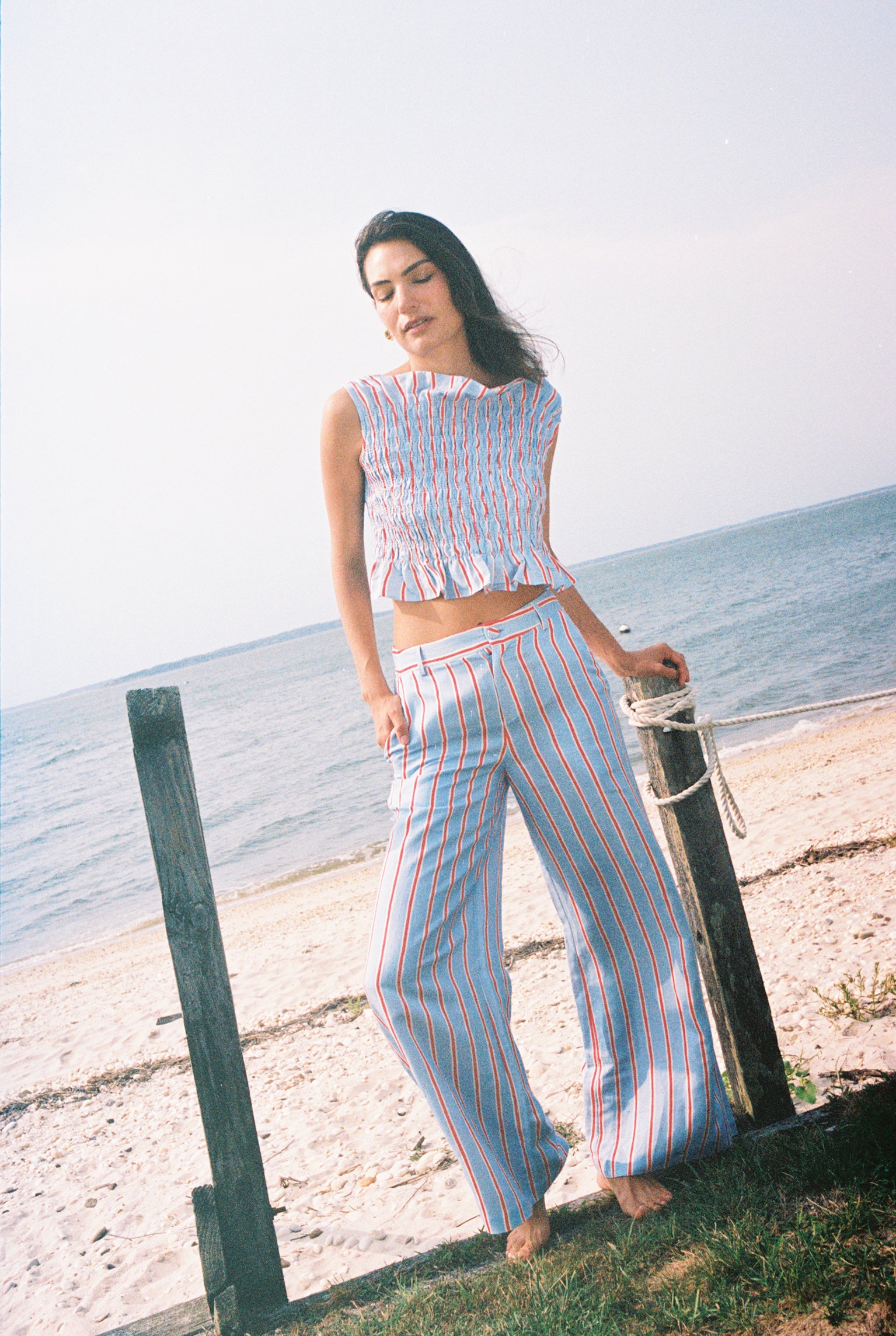 Portofino Pant Harbor Stripe - Sister Swim