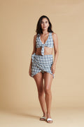 Bridget Wrap in Navy White - Sister Swim