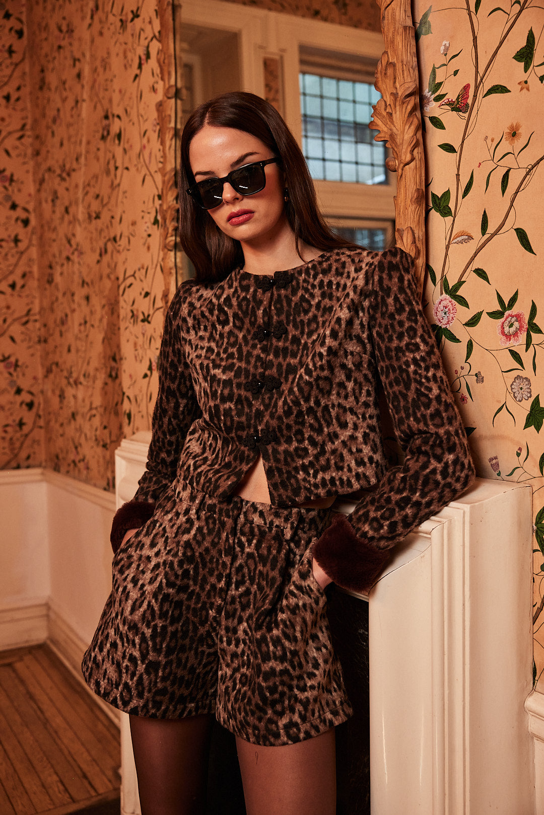 Odette Short Leopard