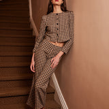 Celeste Jacket Twill Check - Sister NY