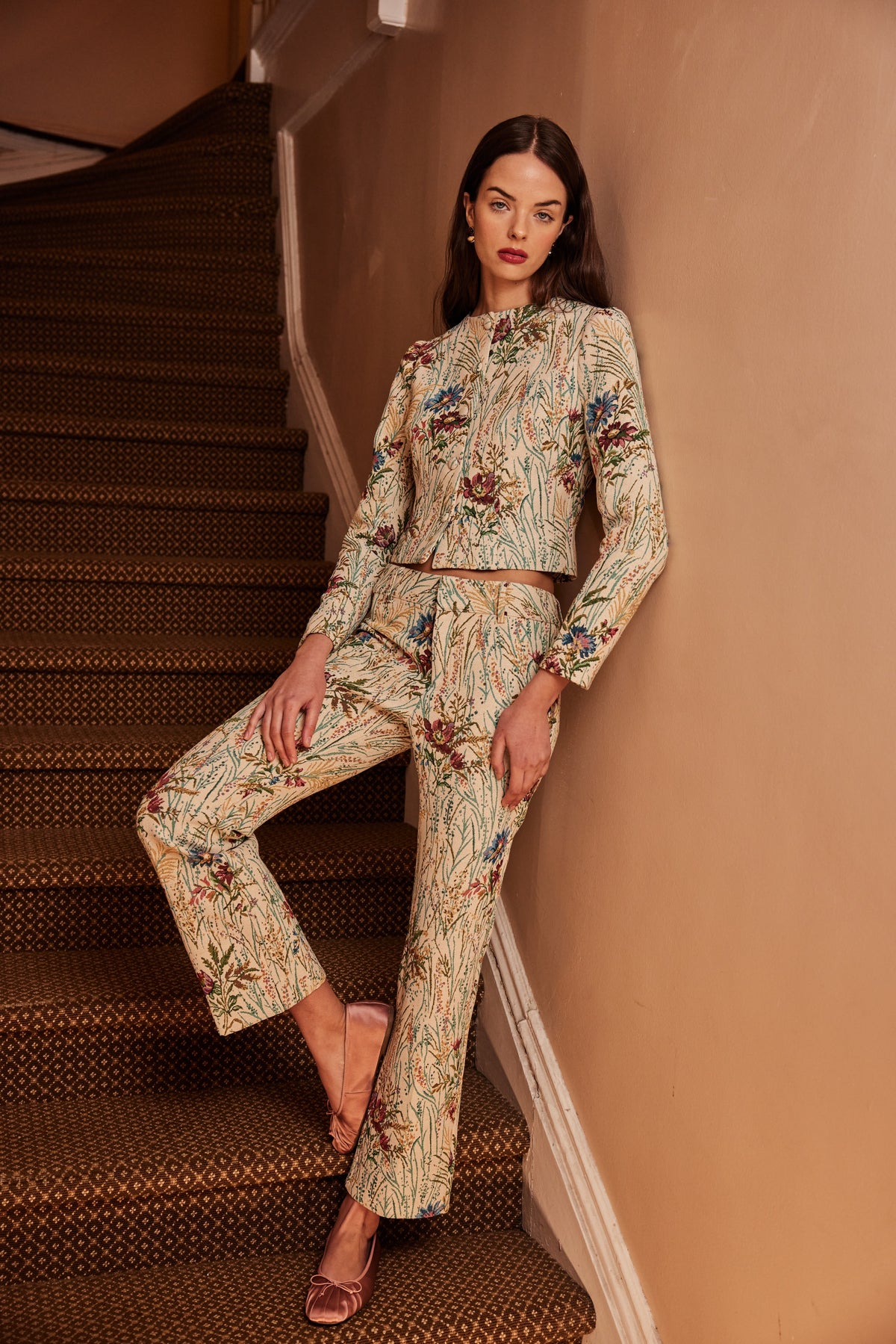 Nell Pant Petite Tapestry