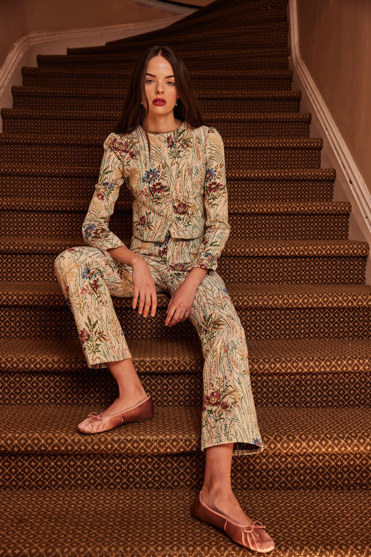 Nell Pant Petite Tapestry