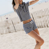 Bonnie Scarf Navy White Stripe - Sister NY