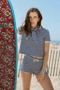 Cove Short Navy Stripe