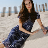 Fox Dress in Navy Bandana - Sister NY