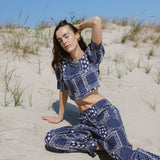 Bloomer Pant Navy Bandana Print - Sister NY