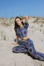 Bloomer Pant Navy Bandana Print - Sister NY