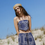 Indio Top Navy Bandana Print - Sister NY
