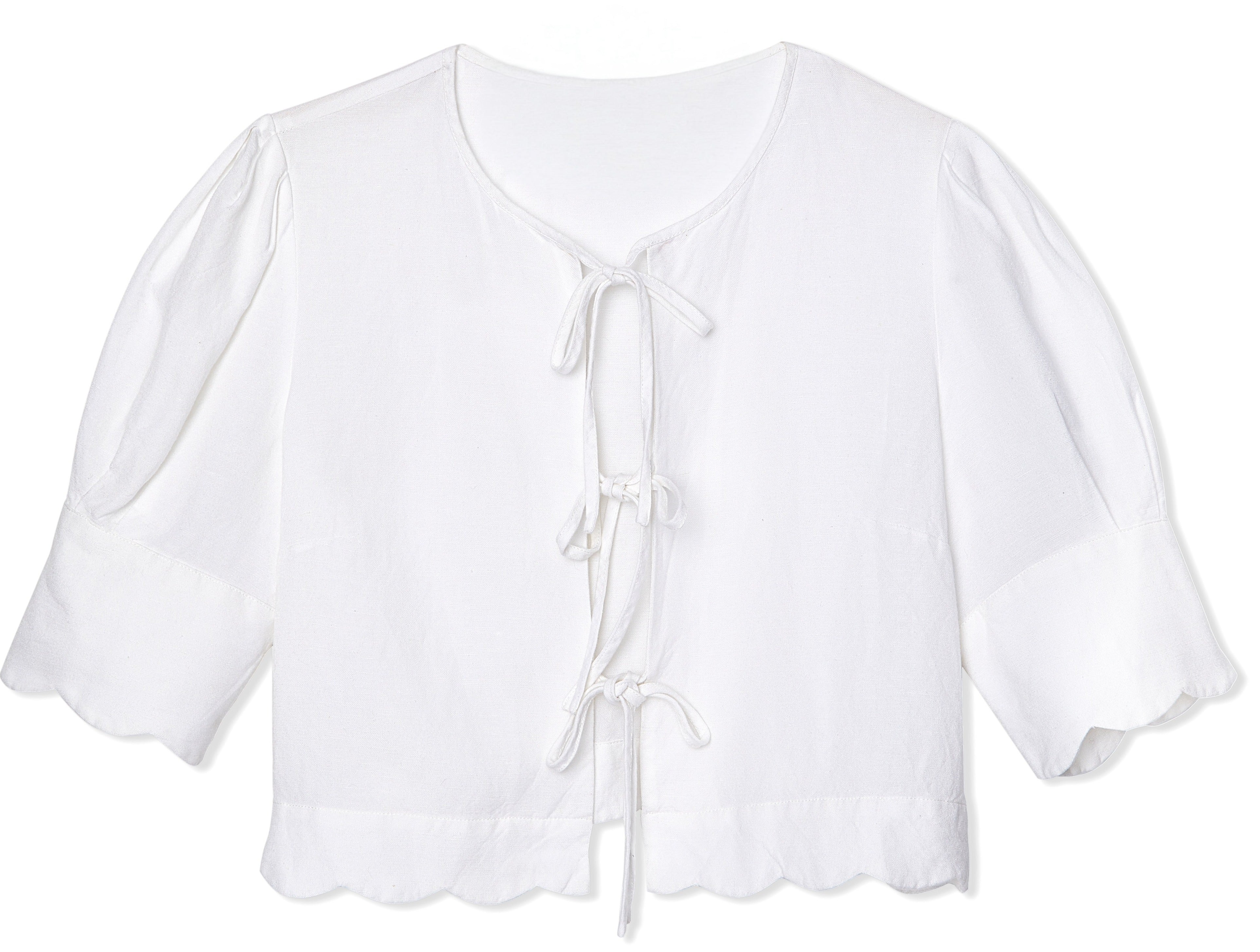 Scalloped Top White - Sister NY