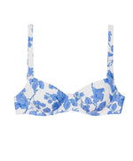 Grace Top in White Blue Floral - Sister NY
