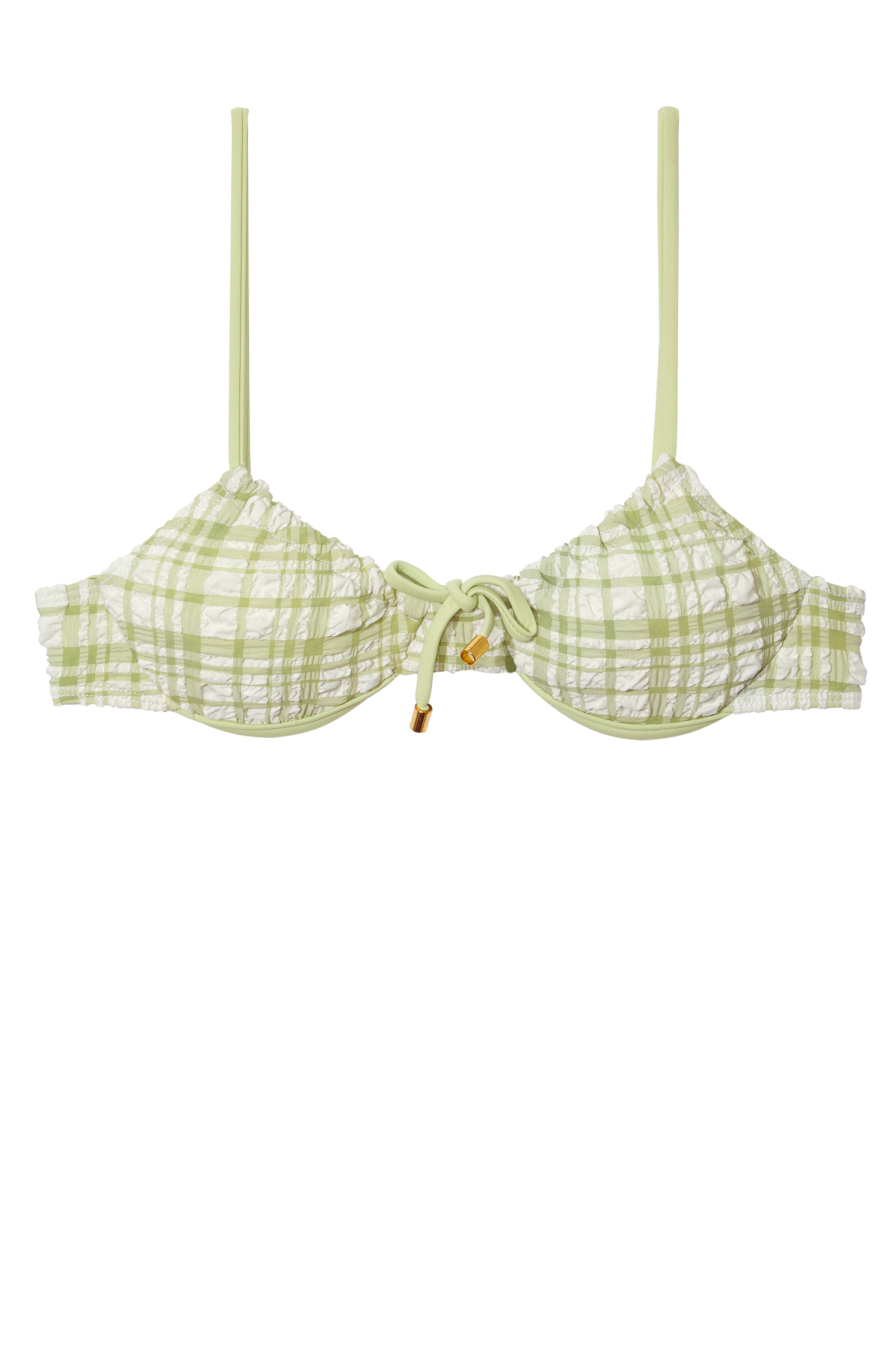 Chelsea Top in Green Check - Sister NY