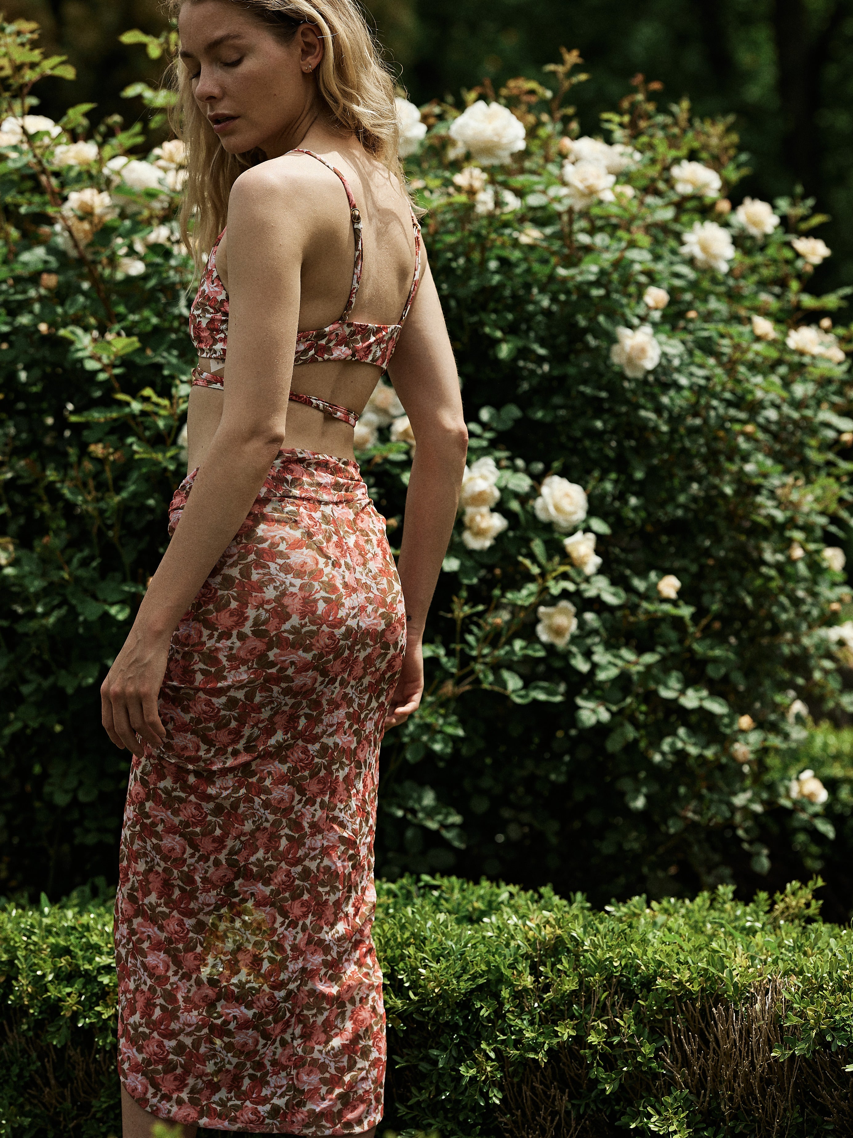 Uptown Pull On Skirt in Rose - Sister Swim