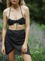 Bridget Wrap Skirt in Polka Dot - Sister NY
