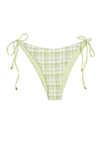 Steph String Bottom in Green Check - Sister NY